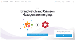 Desktop Screenshot of brandwatch.com