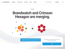 Tablet Screenshot of brandwatch.com